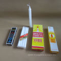 Cellophane Pack White Stick Candle Usage Quotidien